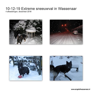 Extreme sneeuwval in Wassenaar